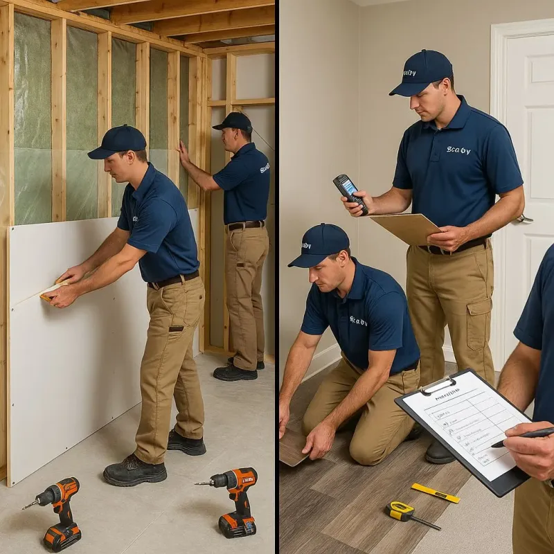 Repairs and Reconstruction process in Elk Run Heights, IA